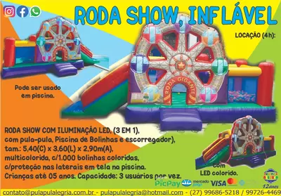 Roda Show Inflável